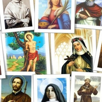 Calendário dos santos