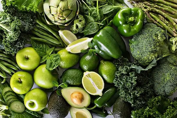 alimentos verdes
