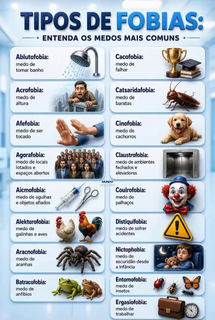 tipos de fobia